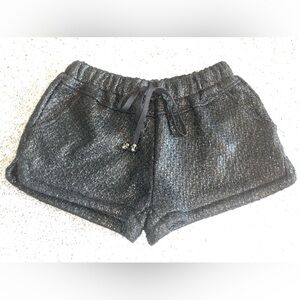 New HRH COLLECTION Coates Woven Skull Tie Black Shorts